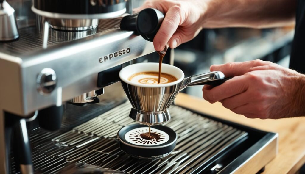 طريقة عمل قهوة اسبريسو في ماكينة